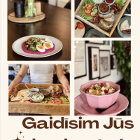 Cafe THK brokastu piedāvājums