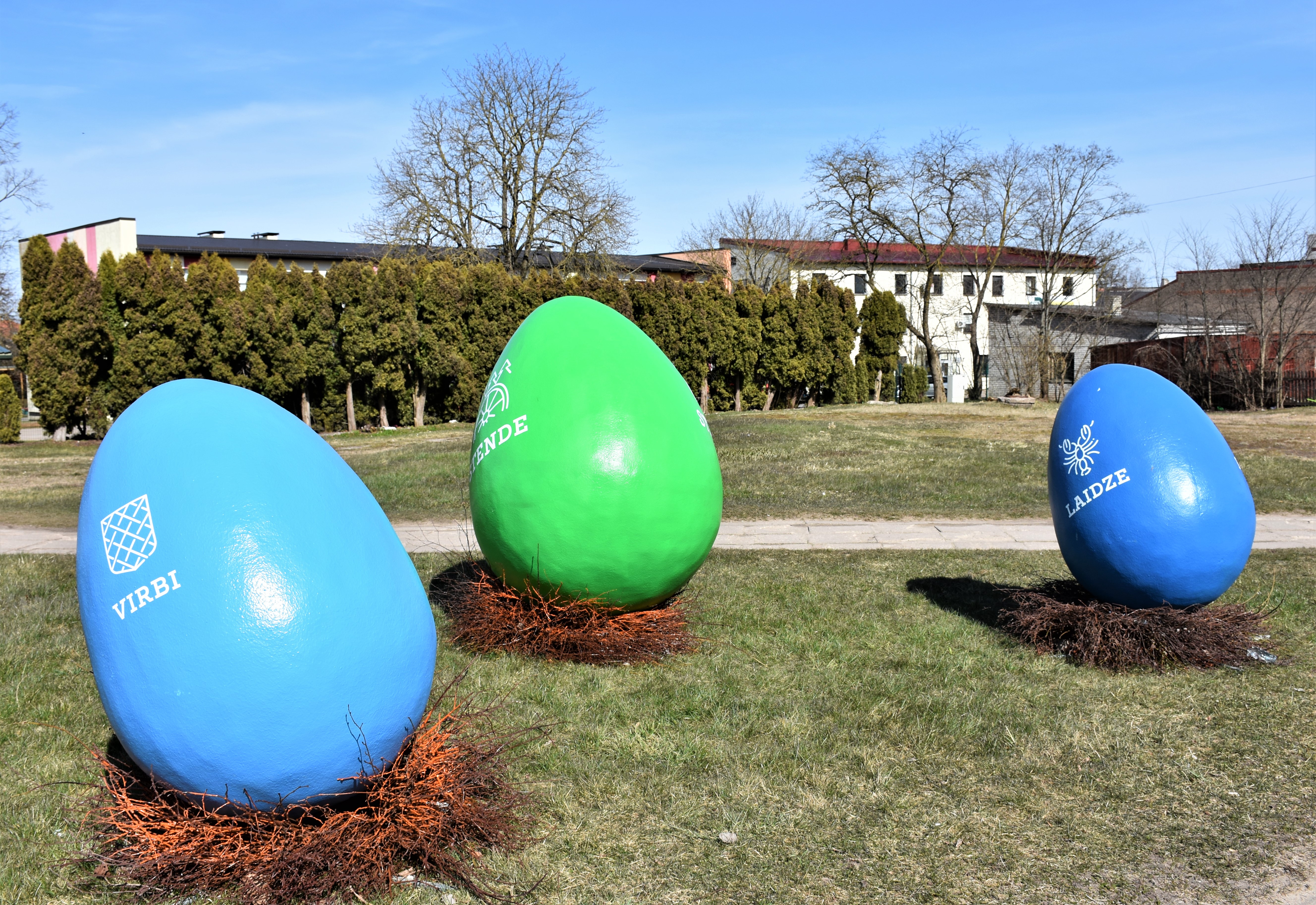 Talsi uzposti Lieldienām, Lieldienu galerija ar Lieldienu dekorācijām Talsu pilsētā