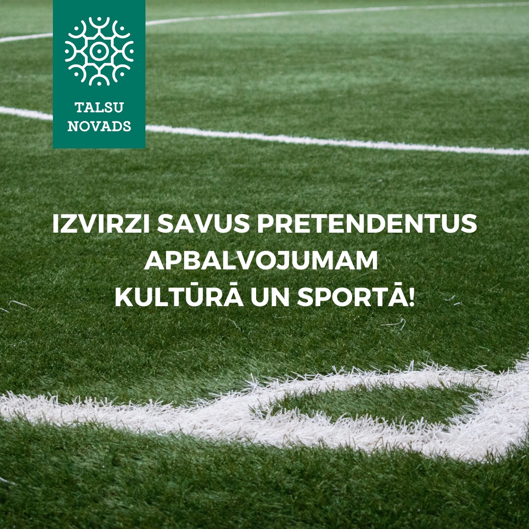 Izvirzi savus pretendentus apbalvojumiem kultūrā un sportā