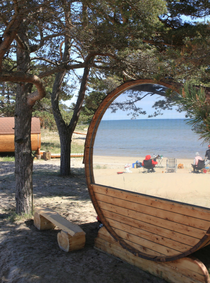 Barrel-type house campsite - Saules mājas