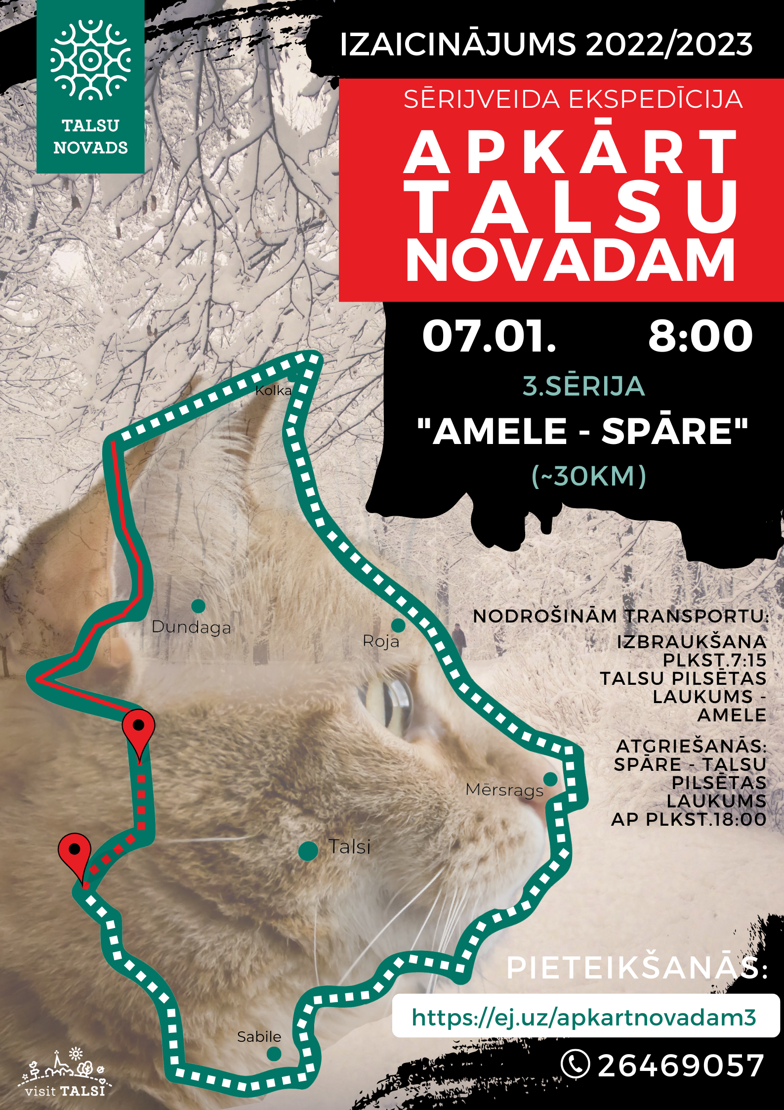 Apkārt Talsu novadam, afiša