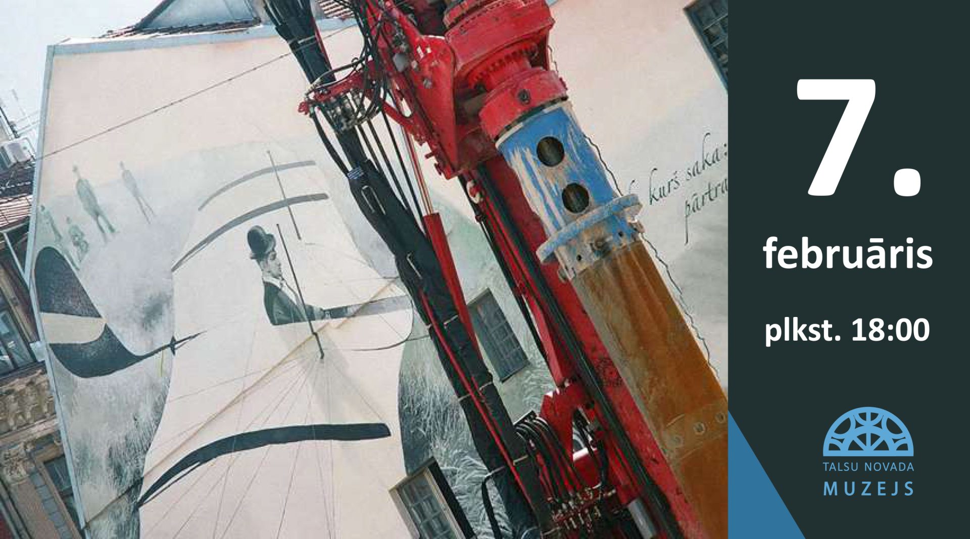 Fotogrāfa Viļņa Auziņa personālizstāde Talsu muzejā, baneris