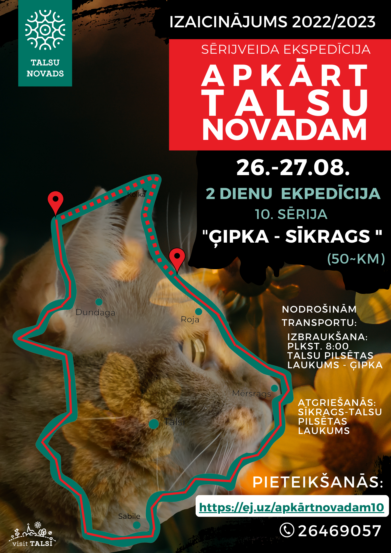 Apkārt Talsu novadam, afiša