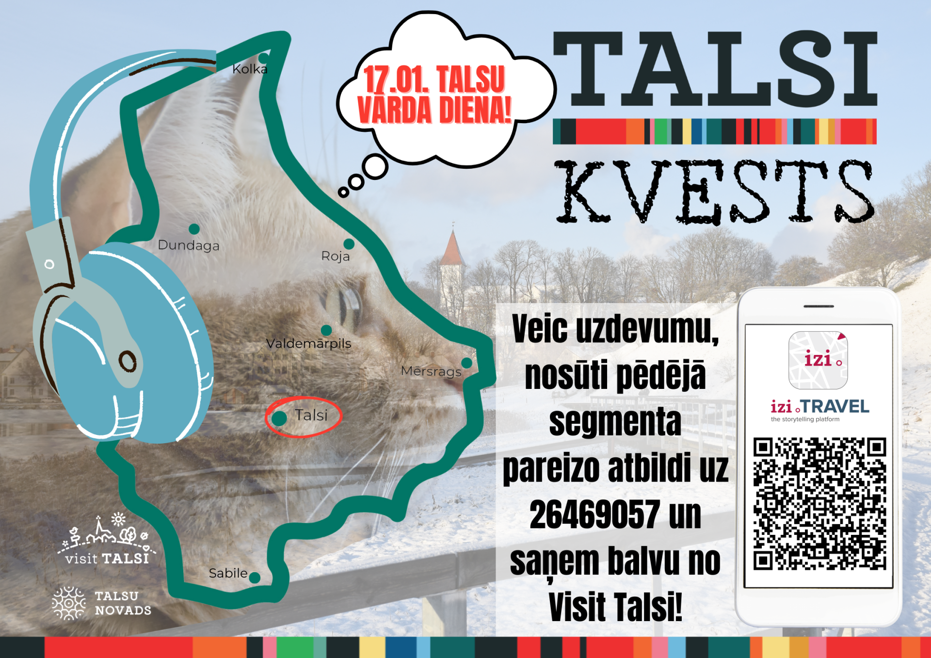 Talsu vārda dienas kvesta afiša