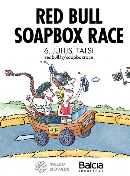 Soap box race Talsi, afiša