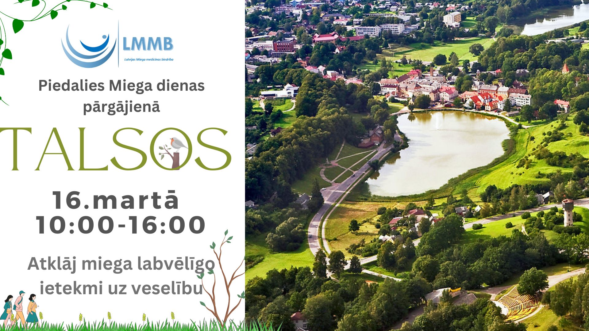 Miega dienas pārgājiens Talsos