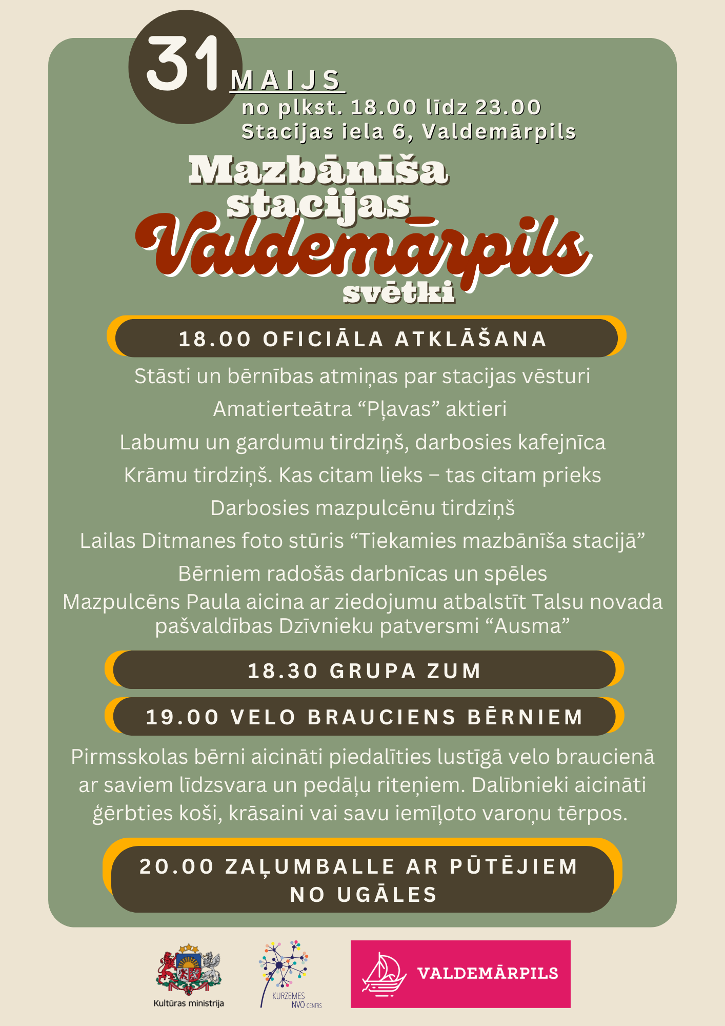 Mazbānīša stacijas svētki Valdemārpilī