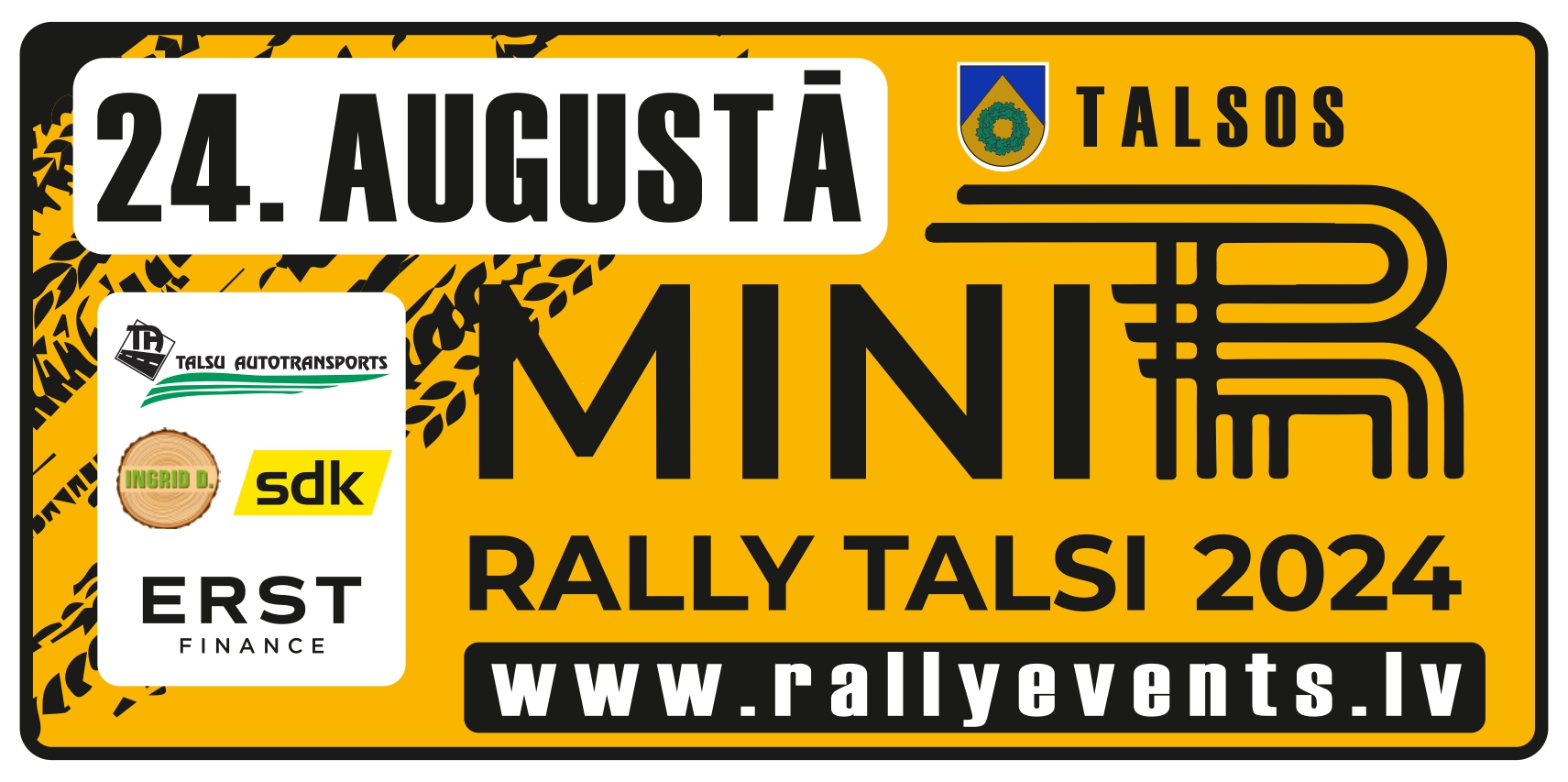 Mini rallijs Talsi, afiša