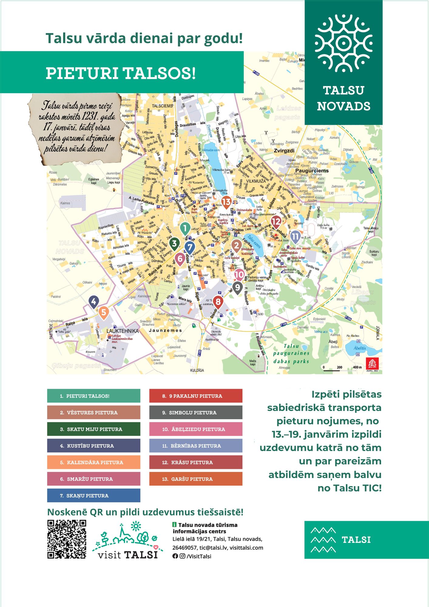 Pieturi Talsos plakats