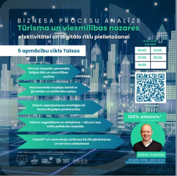 Tūrisma un viesmīlības nozares biznesa procesu analīze