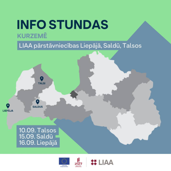 LIAA info stundas, afiša