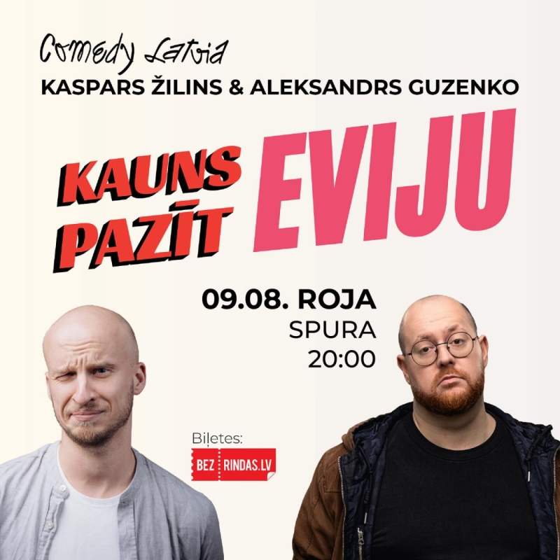 Kauns pazit Eviju afisa