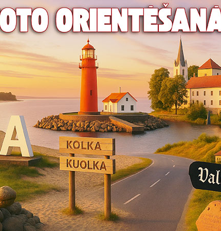 Auto foto orientesanas afisa