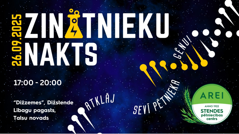 Zinatnieku nakts afisa