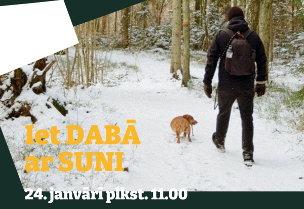 Iet dabā ar suni, afiša