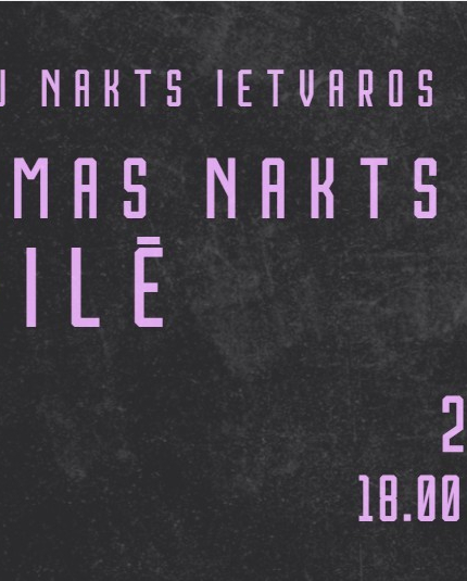 Muzeju nakts ietvaros “Gaismas nakts Sabilē”