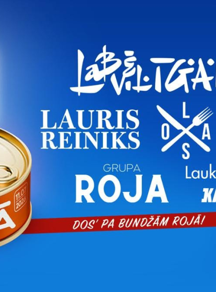 Zvejnieksvētki Rojā, baneris