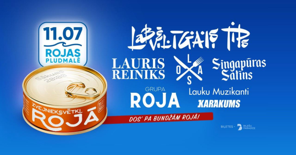 Zvejnieksvētki Rojā, baneris