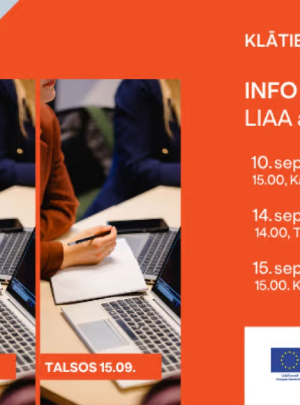 Informatīvas stundas uzņēmējiem: uzzini par LIAA atbalstu Talsos, Kuldīgā un Tukumā