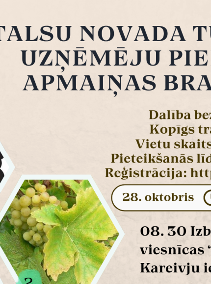 Afiša uzņēmēju brauciens