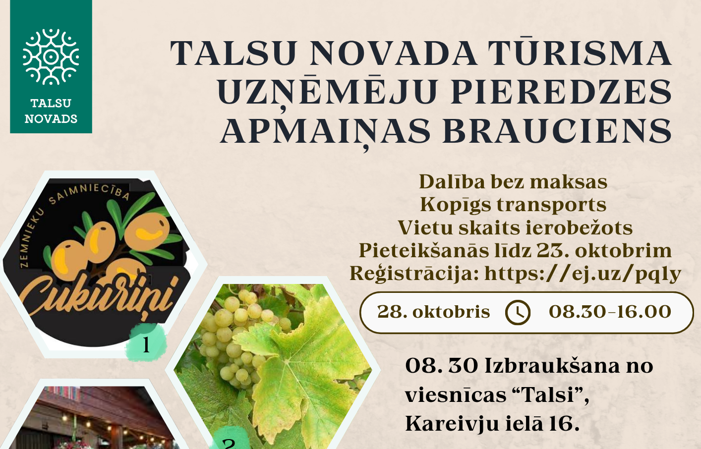 Afiša uzņēmēju brauciens