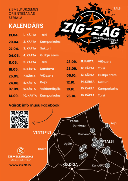 Orientēšanās seriāla Zig – Zag 2026 9. kārta