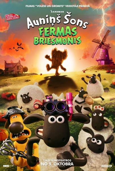 Kino seanss „Auniņš Šons: Fermas briesmonis”